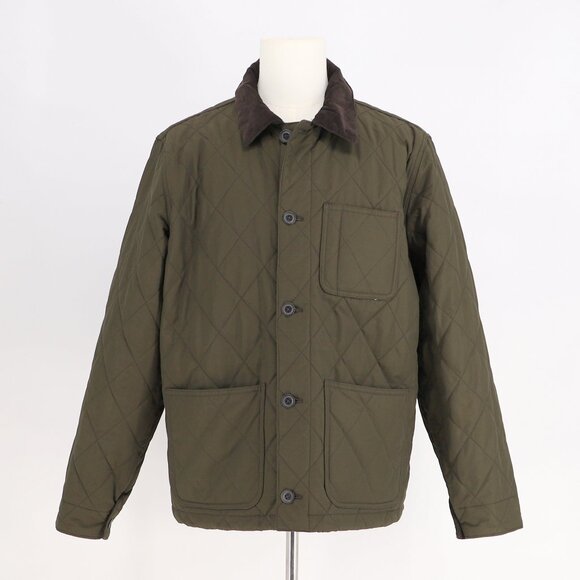 J.CREW Men's Sussex Chore Jacket Quilted with PrimaLoft Deep Olive Size XL - Picture 1 of 8